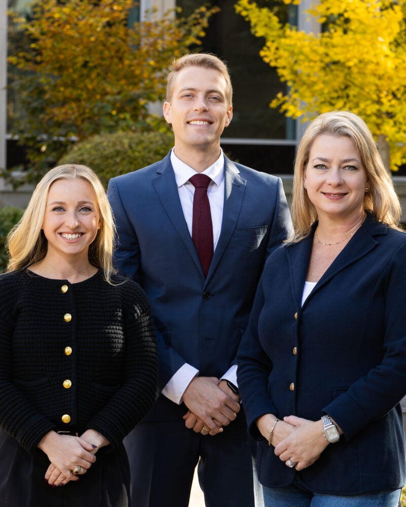 Leah Foodman, Kent Romney, Theresa Champ.