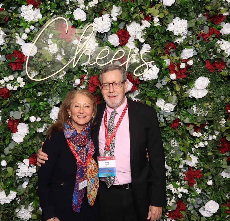 Guests posing together for a picture