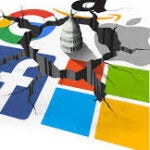 slate of icons of major tech companies with Washington DC rotunda breaking through the center