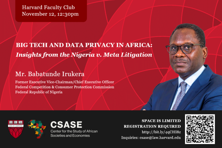 Image thumbnail for Big Tech and Data Privacy in Africa: Insights from the Nigeria v. Meta Litigation