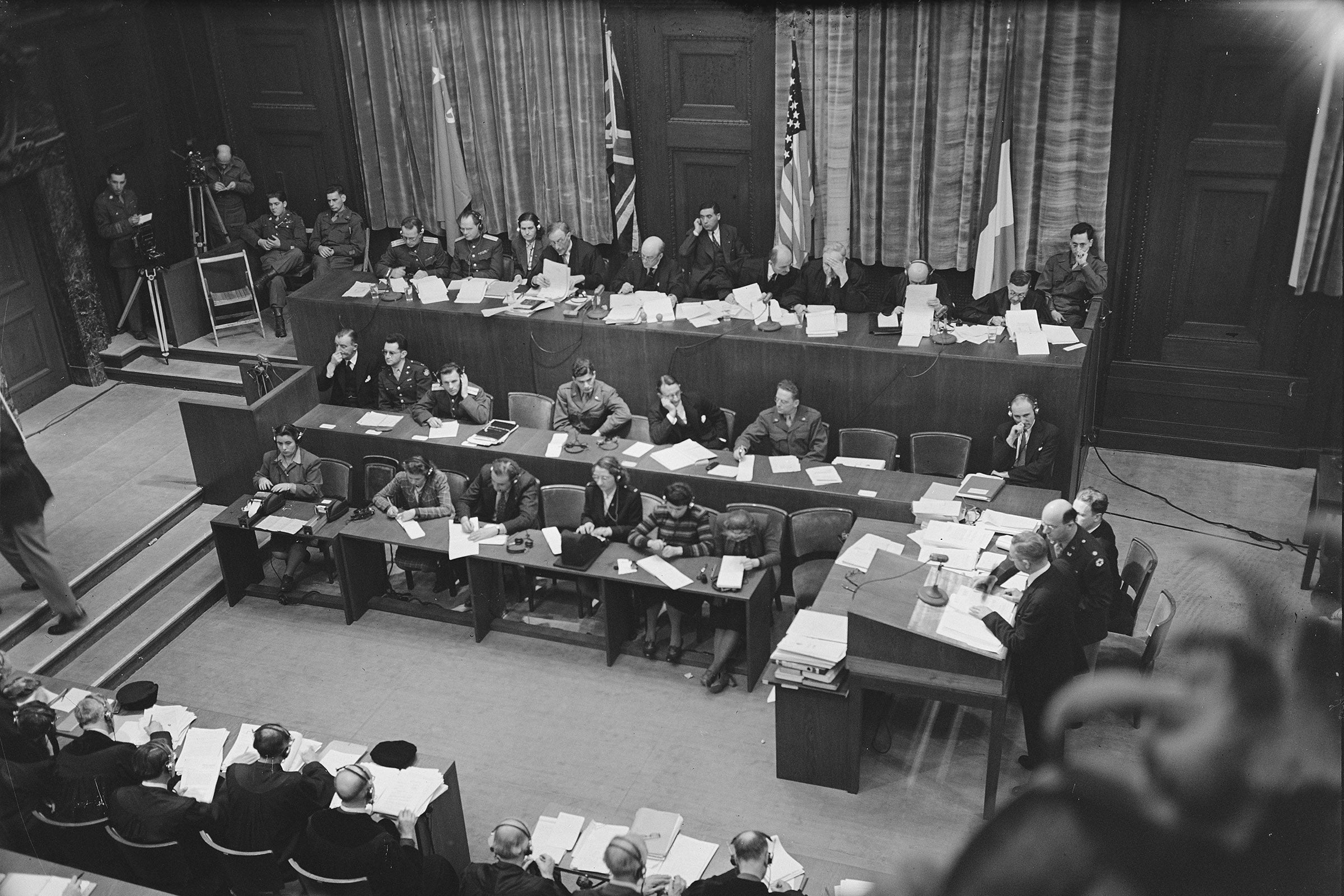 Featured image for Harvard Law School Library releases first complete set of digitized Nuremberg Trials records article