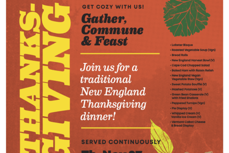 Image thumbnail for Thanksgiving Dinner on Campus