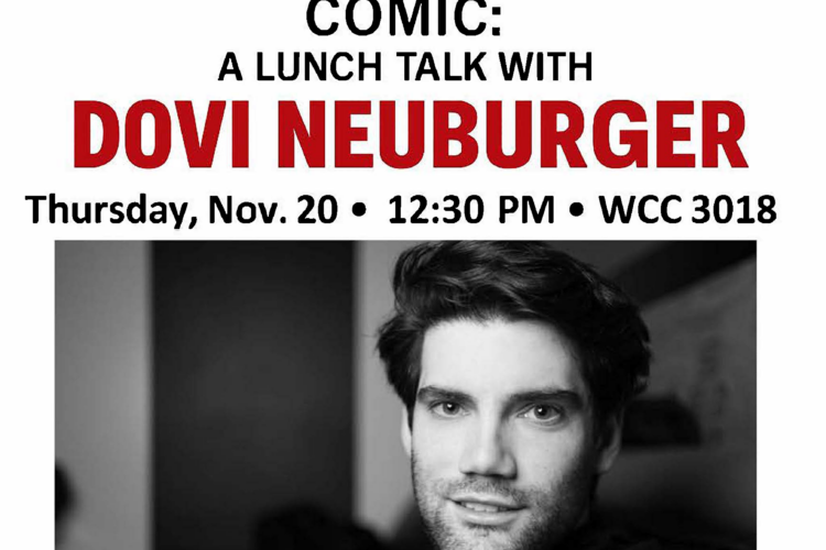 Image thumbnail for From Law School Dropout to Stand-Up Comic: A Lunch Talk with Dovi Neuburger