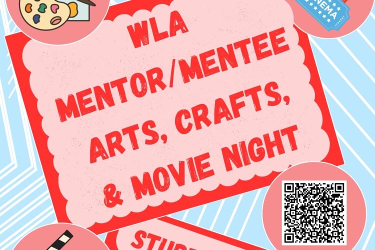 Image thumbnail for WLA Mentor/Mentee Arts, Crafts, & Movie Night