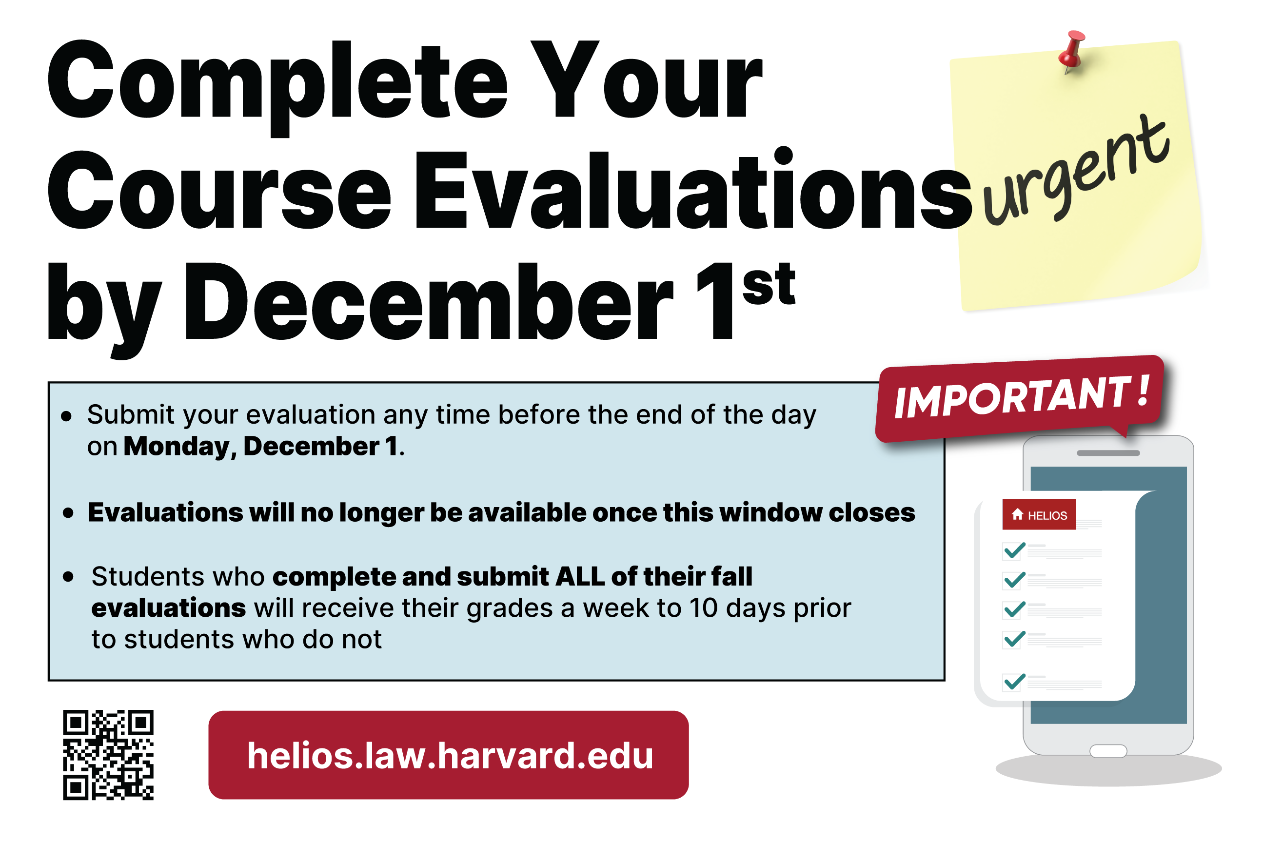 Course Eval Deadline