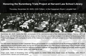 Nuremberg event poster