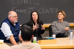 Andrew Mergen, Carrie Jenks, Jody Freeman.