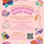 Calling all bookworms! Interfaith Book Club. We are looking to foster a welcoming space to explore books on spirituality, culture, and shared human values. Join us for our first meeting! Monday, Feb 9th at 6pm. Smith Center Riverview Commons Lounge (1350 Massachusetts Ave, Cambridged, MA 02138). RSVP here: QR code. Questions? Please feel free to email nicole bratsch@hsph.harvard.edu. Please read the short story "A Very Old Man with Enormous Wings" for this first meeting (link available in the RSVP form)