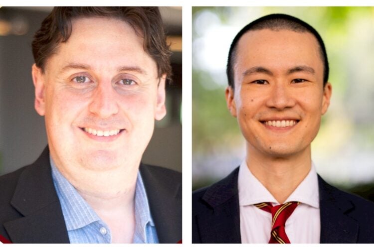 head shots of Jon Choi and Pablo Arredondo