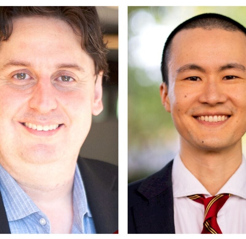 head shots of Jon Choi and Pablo Arredondo