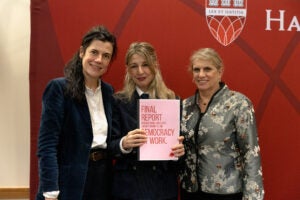 Isabelle Ferreras, Yolanda Diaz Pérez, Sharon Block.