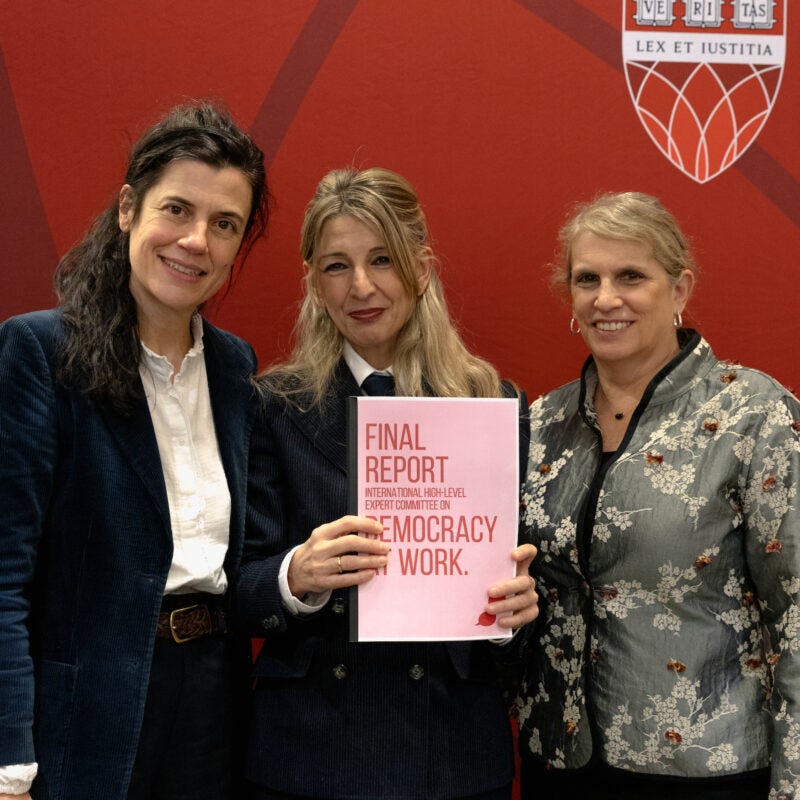 Isabelle Ferreras, Yolanda Diaz Pérez, Sharon Block.