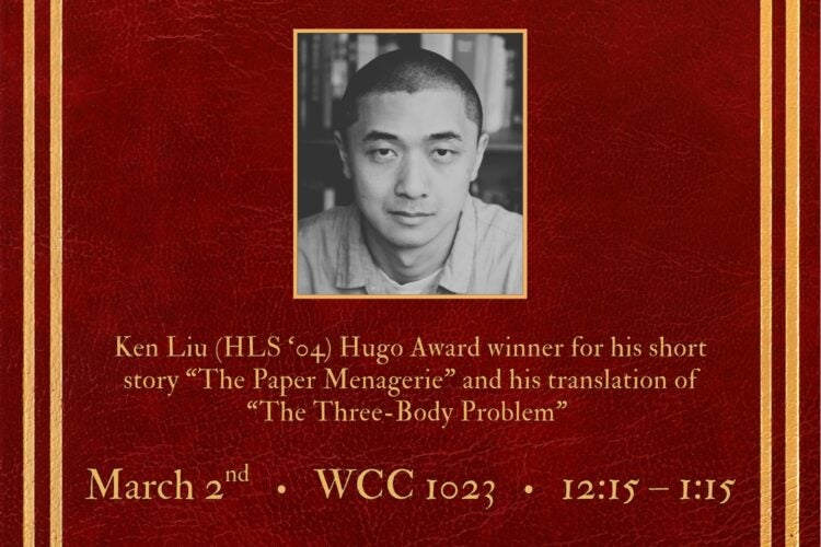 Image thumbnail for From Law to Worlds Beyond: A Conversation with Sci-Fi Author Ken Liu (HLS ’04)