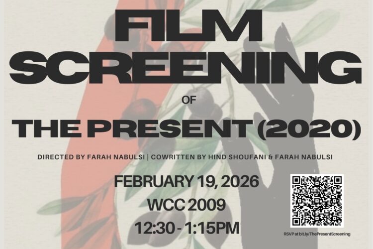 Image thumbnail for Justice for Palestine Lunch and Short Film Screening