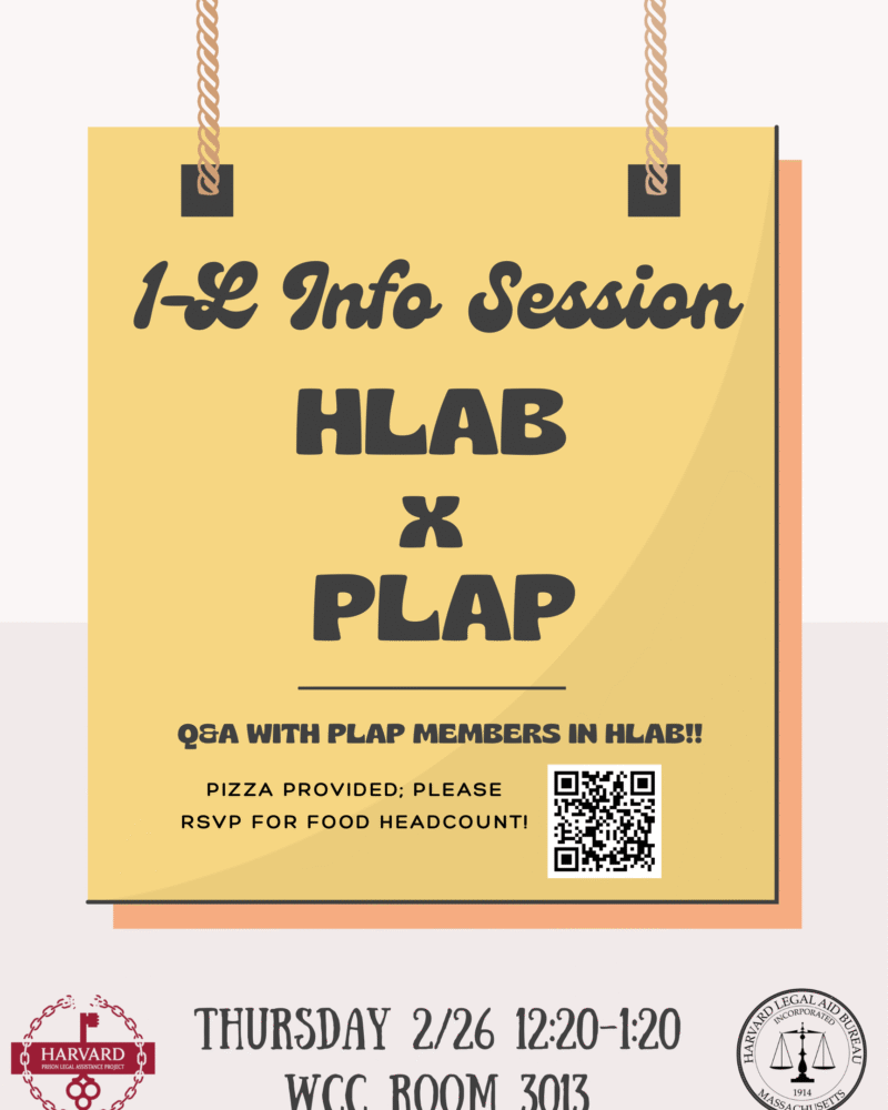 HLAB x PLAP info session event