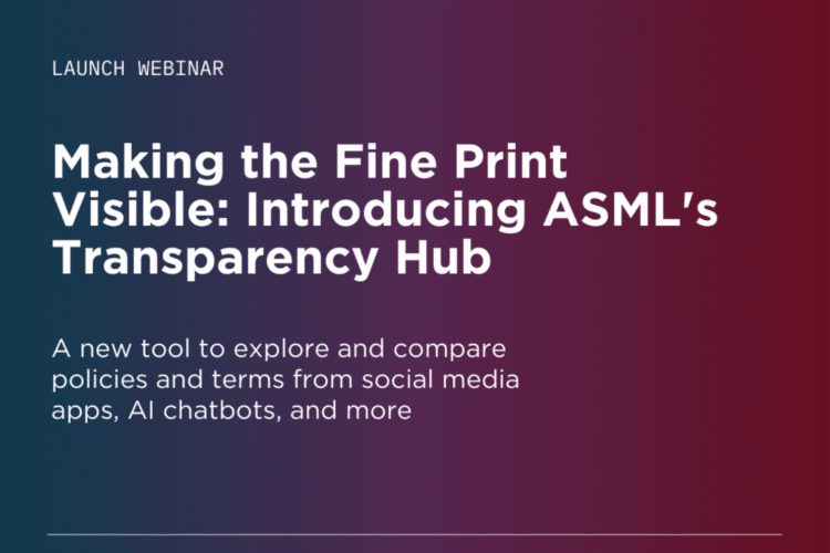 Image thumbnail for Making the Fine Print Visible: Introducing ASML’s Transparency Hub