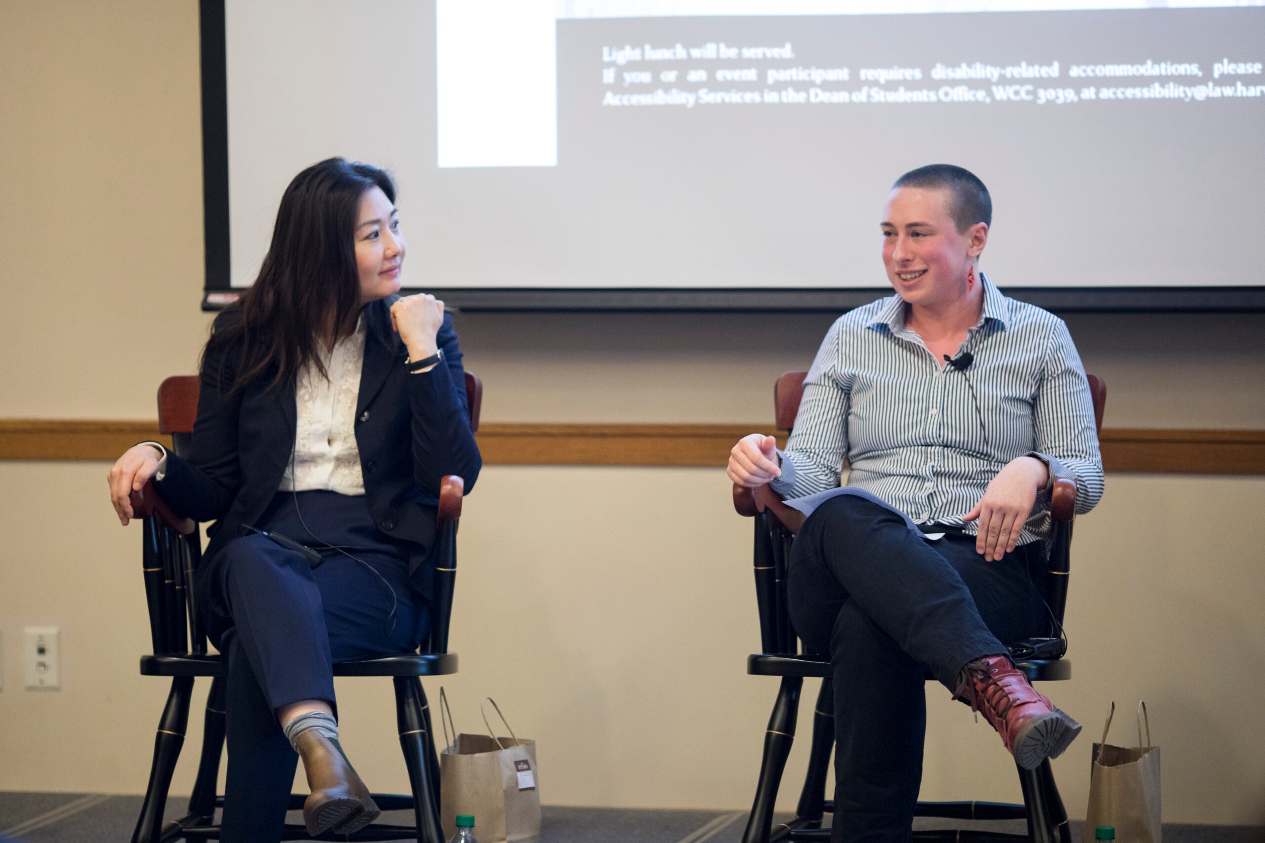 Two women at 2019 Why I changed my mind event