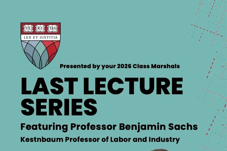Image thumbnail for Class of 2026 Last Lecture Series: Professor Benjamin I. Sachs