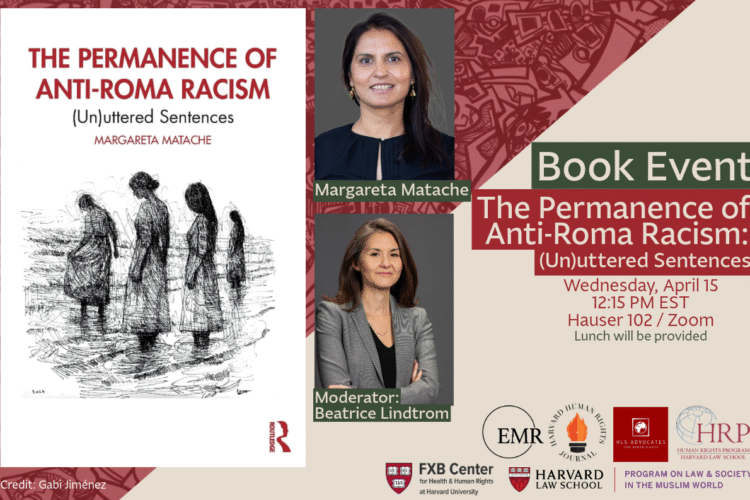 Image thumbnail for Book Talk: The Permanence of Anti-Roma Racism: (Un)uttered Sentences