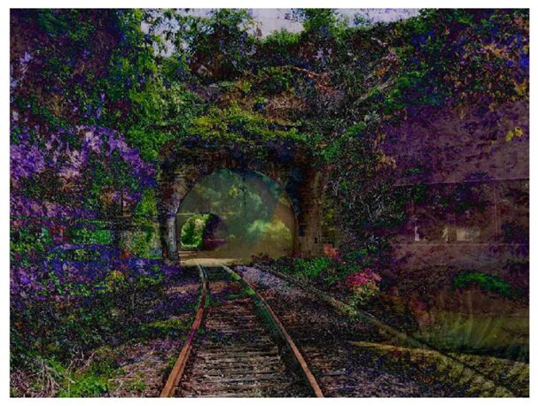 Ai generated artwork entitled “A Recent Entrance to Paradise