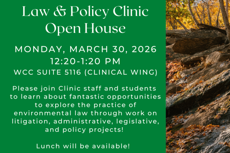 Image thumbnail for Open House: Emmett Environmental Law & Policy Clinic