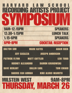 RAP Symposium poster.