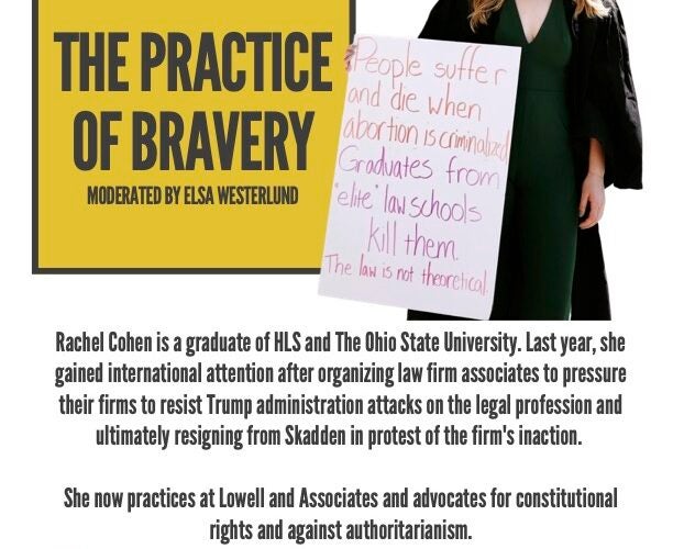 Image thumbnail for Rachel Cohen on “The Practice of Bravery”