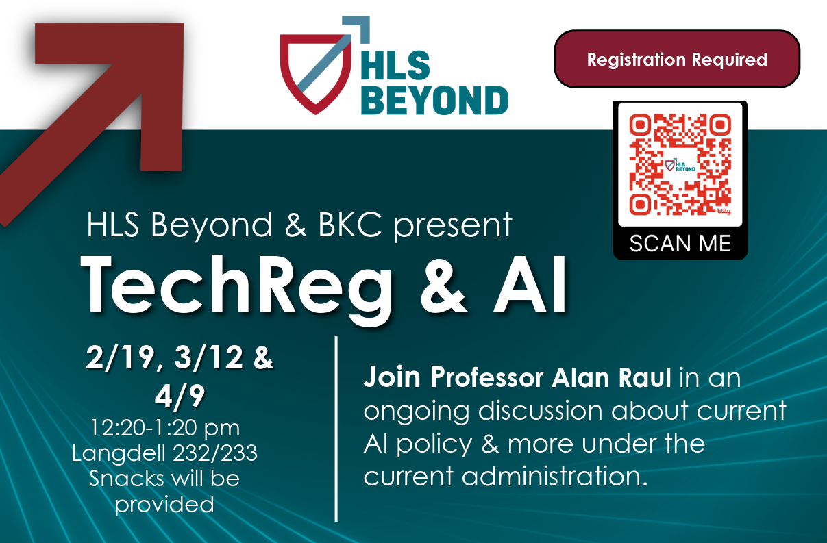 TechReg and AI event poster.