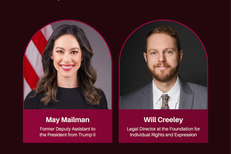 Event poster Higher Ed debate