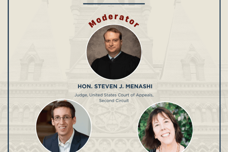 Image thumbnail for The Rupe Debate: Is Disparate Impact Liability Constitutional, with Prof. Benjamin Eidelson (HLS), Prof. Gail Heriot (UCSD), and moderated by Judge Steven Menashi (CA2)