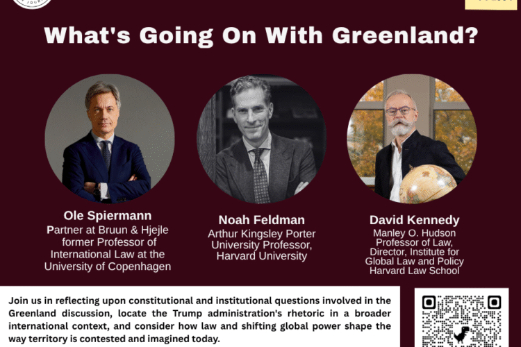 What's going on with Greenland event poster.