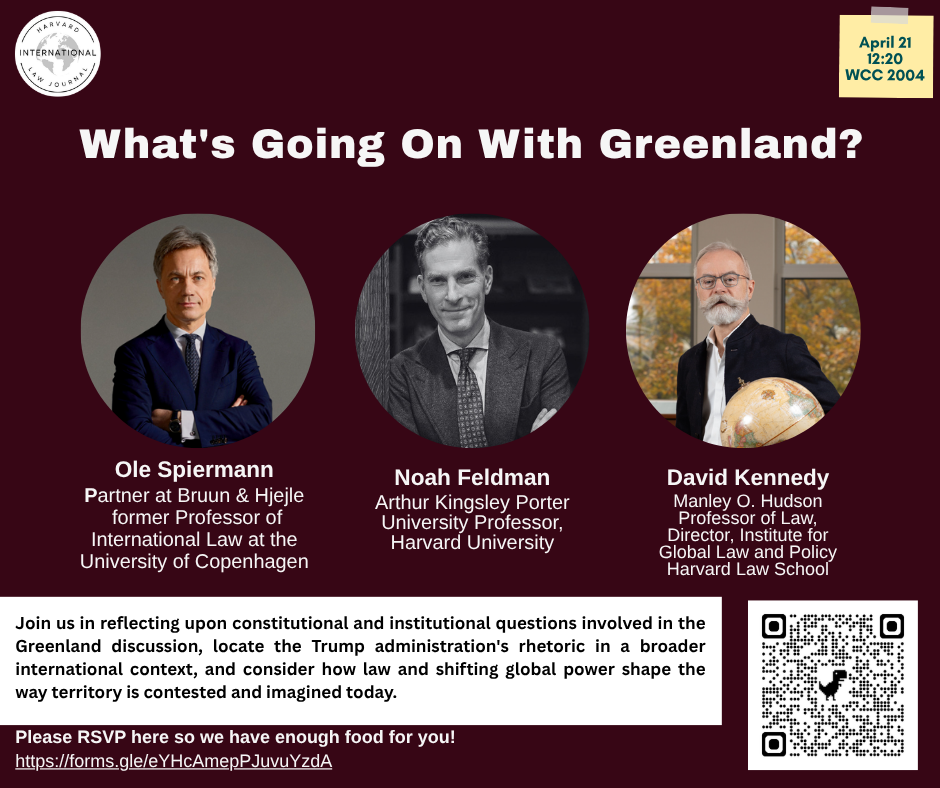 What's going on with Greenland event poster.