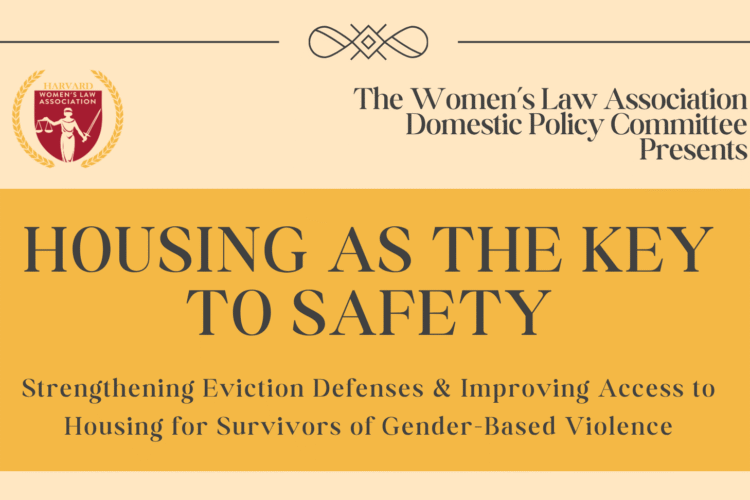 Image thumbnail for Housing as the Key to Safety: Strengthening Eviction Defenses and Improving Access to Housing for Survivors of Gender-Based Violence