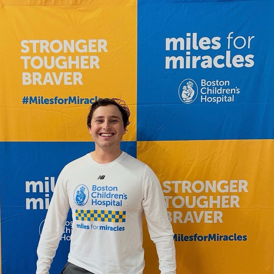 Josh Rotenberg at a Boston Children's Hospital race.