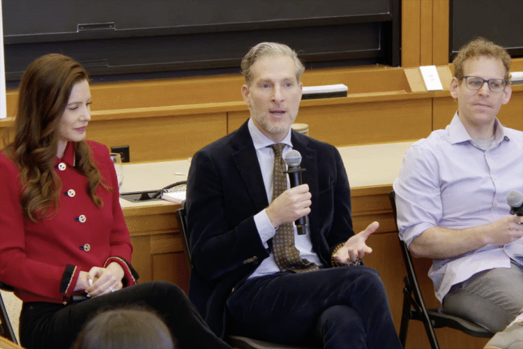 Julia Allison, Noah Feldman, Asher Smith.