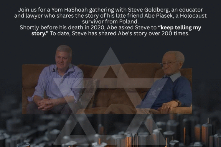 Image thumbnail for My Friend Abe (A Holocaust Remembrance Gathering)