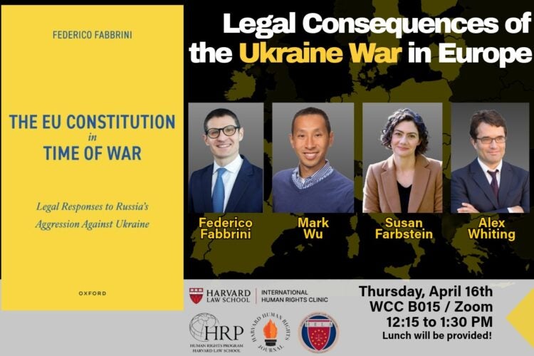 Image thumbnail for Legal Consequences of the Ukraine War in Europe