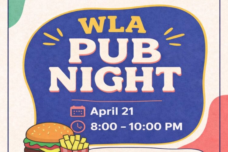 Image thumbnail for WLA Membership Pub Night