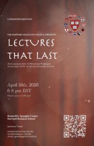 Lectures that last event poster