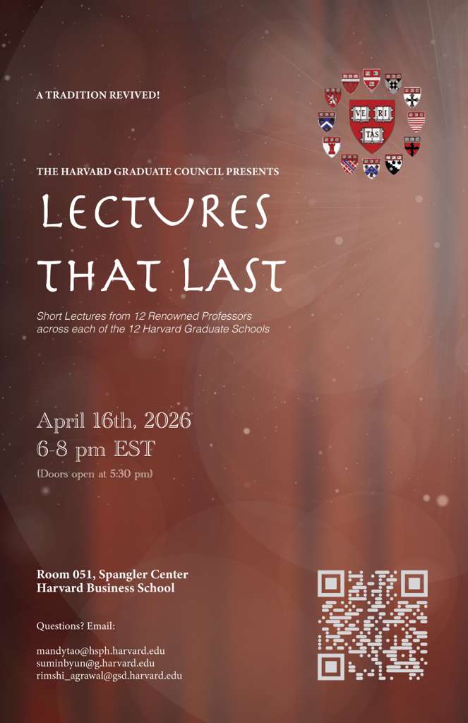Lectures that last event poster