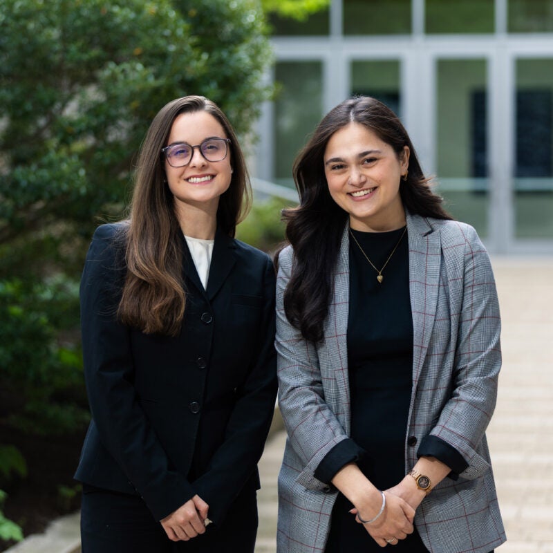 Emily Berry and Divya Kumar.