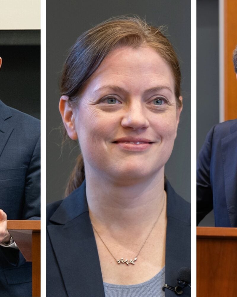 Robert Sitkoff, Kristen Eichensehr, Ben Sachs.