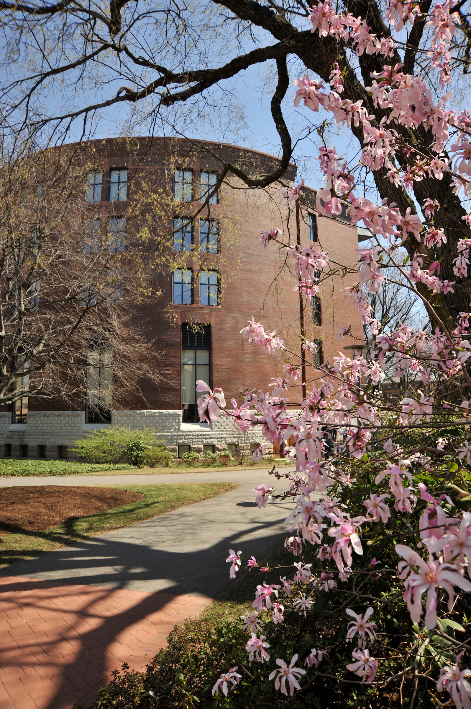 Hauser Hall in spring.