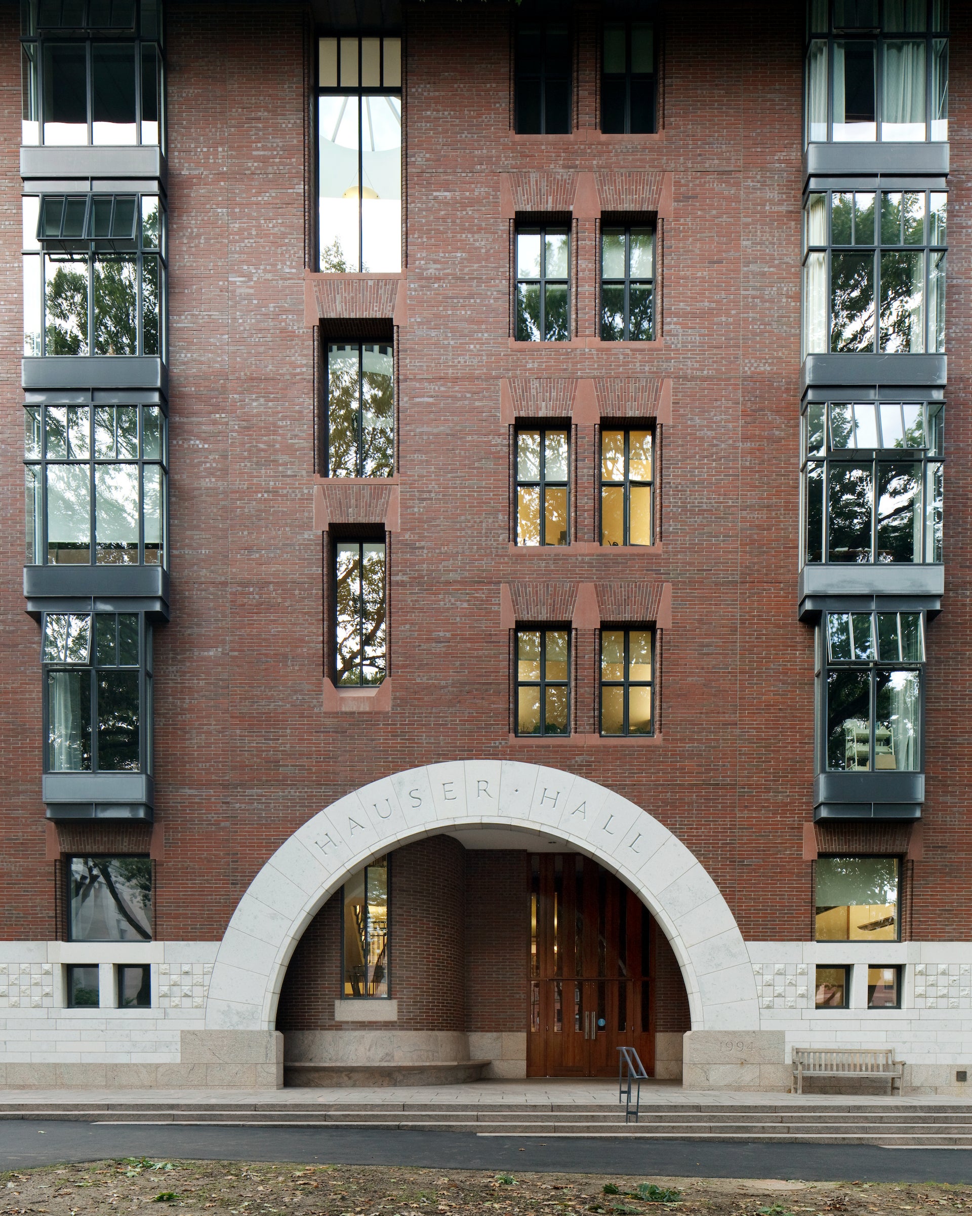 Hauser Hall, front view.