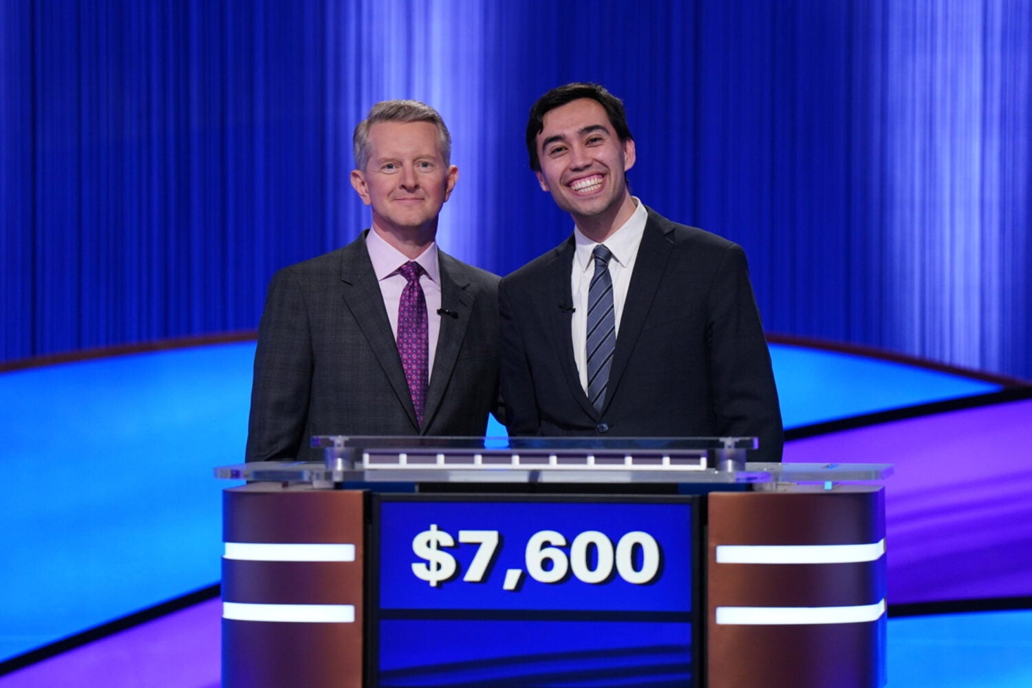 Ken Jennings and Caleb Groen.