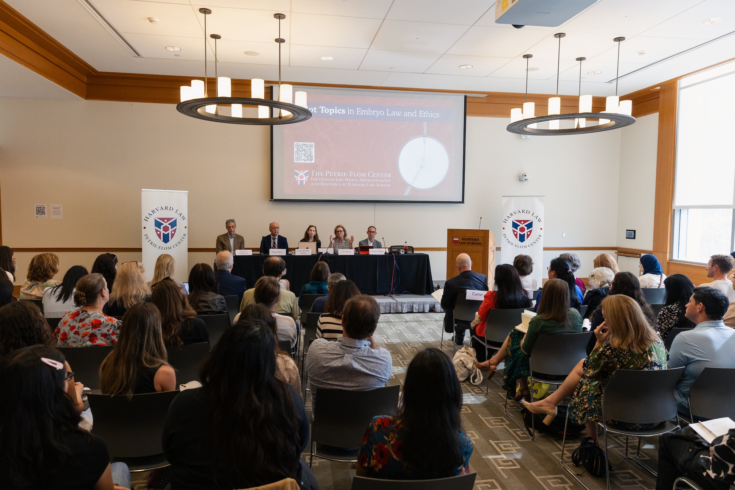 View of the panel and audience.