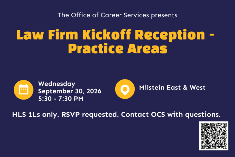 Image thumbnail for Law Firm Kickoff Reception – Practice Areas