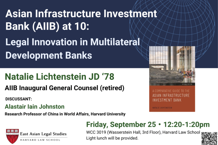 Image thumbnail for Asian Infrastructure Investment Bank (AIIB) at 10: Legal Innovation in Multilateral Development Banks