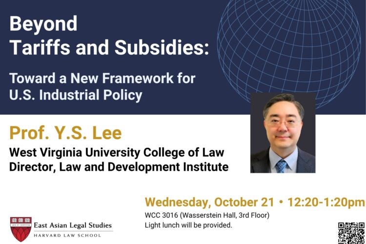 Image thumbnail for Beyond Tariffs and Subsidies: Toward a New Framework for U.S. Industrial Policy — A Law and Development Analysis