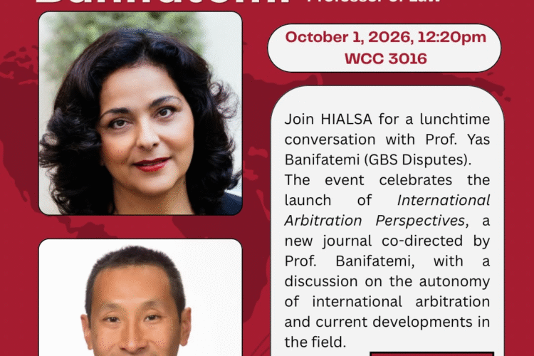 Image thumbnail for International Arbitration Perspectives: A Conversation with Yas Banifatemi